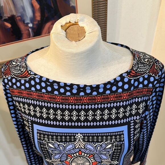 Charter Club Multi- Patterned Women's Top Size LP - Picture 8 of 13